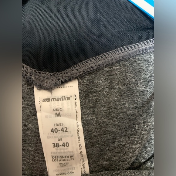 Marika Gray Shape Enhancing Flared Leggings Workout Pants Size M NWT - Picture 7 of 9